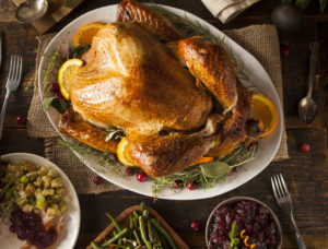 Thanksgiving-turkey-with-side-dishes